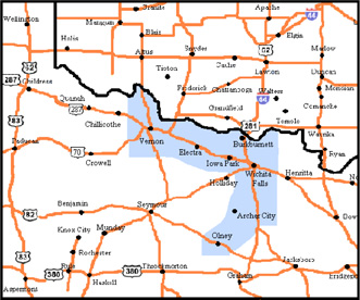 Click to enlarge our coverage map